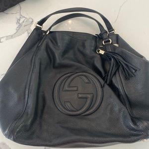 Gucci used bag with marker stain inside
